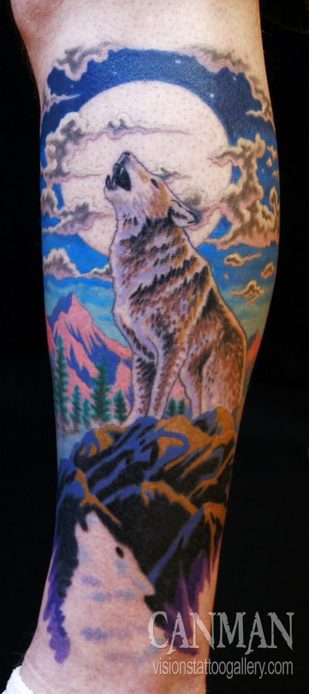 Tattoos - wolf - 63760